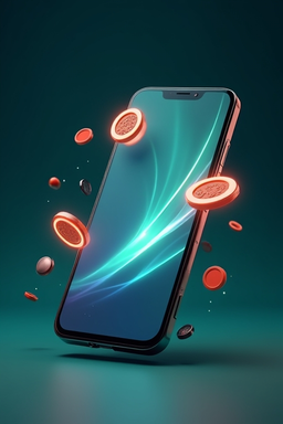 Smartphone con la app Vamoplay